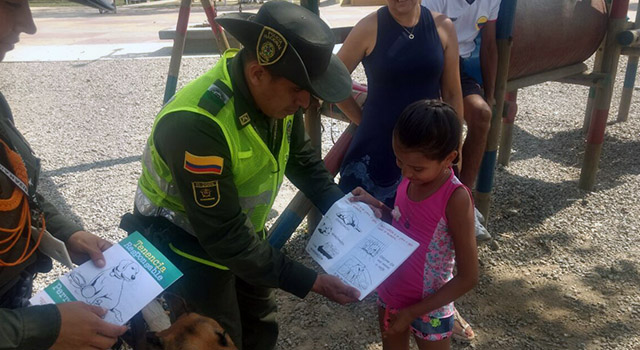 Con pedagogía promovemos la sana convivencia-metenses-policía