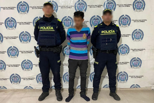 Persona capturada en flagrancia por el delito de lesiones personales.