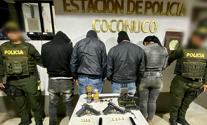 Capturadas cuatro personas dedicadas a la piratería terrestre en Puracé, Cauca