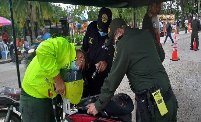 Campaña preventiva contra el hurto de motocicletas en Leticia