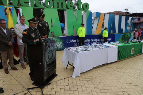 la Policía Nacional en Caldas inicia el plan choque seguridad 360, para la seguridad del ciudadano
