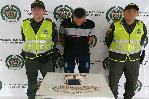 En la capital llanera fue capturado un hombre que robó $2 millones de pesos en pertenencias