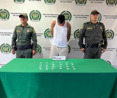 La Policía captura a alias "Indio" con 24 dosis de cocaína 