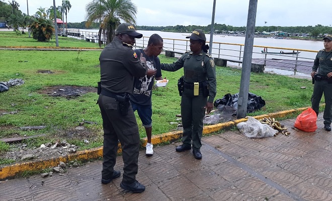 Uniformados se solidarizaron