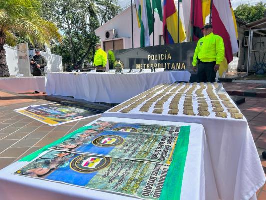 Policía Metropolitana de Neiva incauta gran cantidad de material de guerra