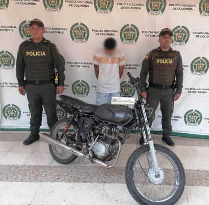 POLICÍA NACIONAL, CAPTURA A UN HOMBRE POR RECEPTACIÓN