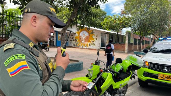 Policía Nacional contrarrestando el hurto en la capital huilense