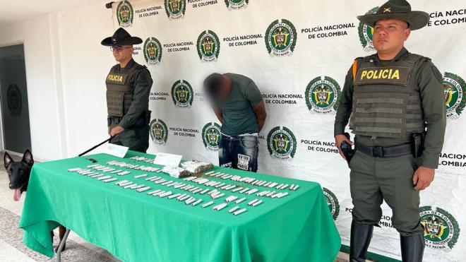 Policía Nacional, en Neiva Incauta 280 dosis de Marihuana 
