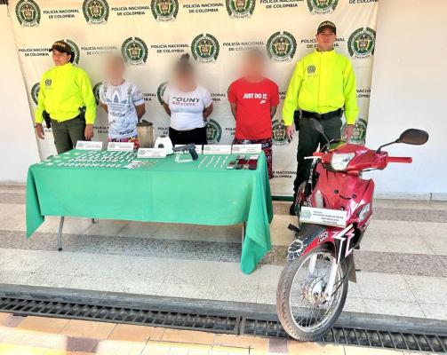 La Policía Nacional logra la captura de 03 personas con estupefacientes