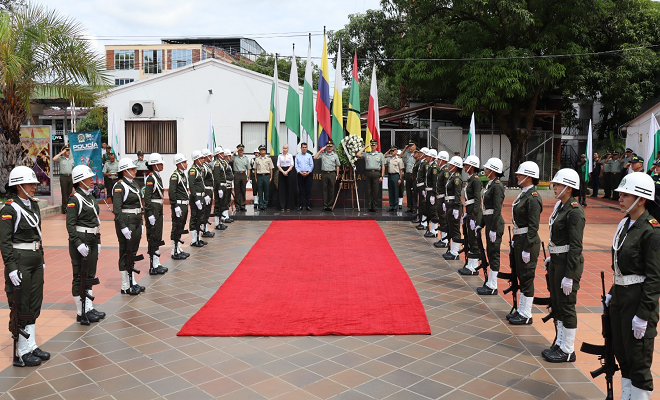 Policía Nacional realizó actos protocolarios en conmemoración a los 132 años al servicio de la comunidad
