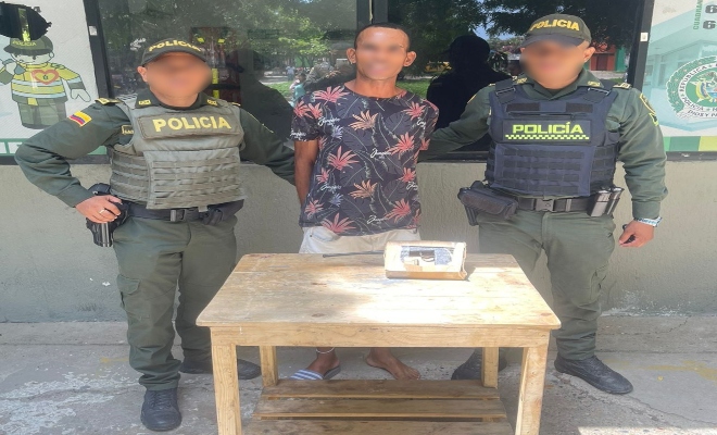 Capturados por porte ilegal de armas de fuego en el barrio Flor del campo