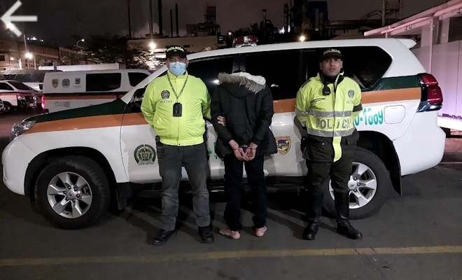 Capturado un hombre conocido como "Pólvora"