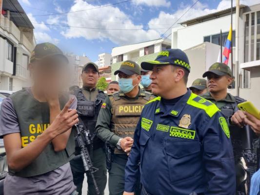Menor rescatado por el Gaula de la Policía y el Ejercito Nacional