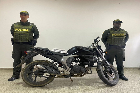 Golpe contra el hurto de motocicletas en Urabá
