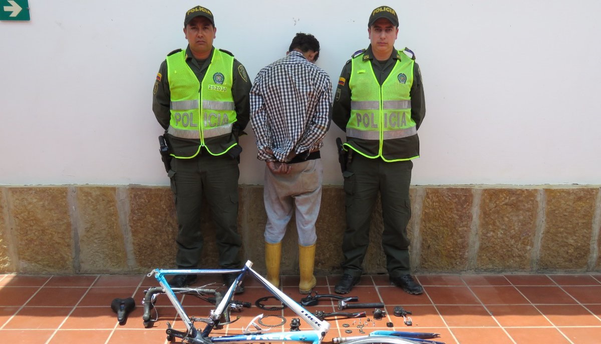 Recuperamos bicicleta hurtada en Arcabuco