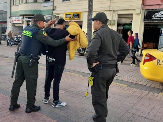 operativos en el centro de la ciudad para mitigar el hurto