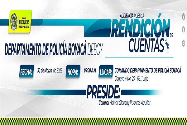 Invitación rendición de cuentas 2021 DEBOY