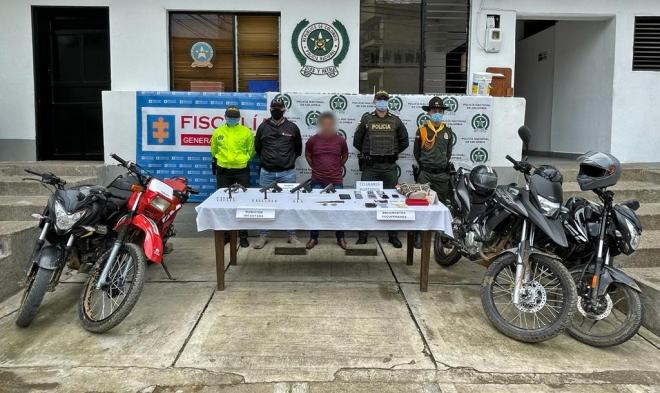 El capturado se tiene como indiciado en el hurto en el municipio de Hispania