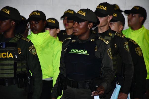 Se dispuso de más de 1.300 uniformados para garantizar la seguridad.