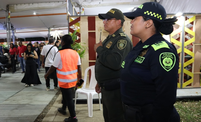 Dispositivo seguridad Policía