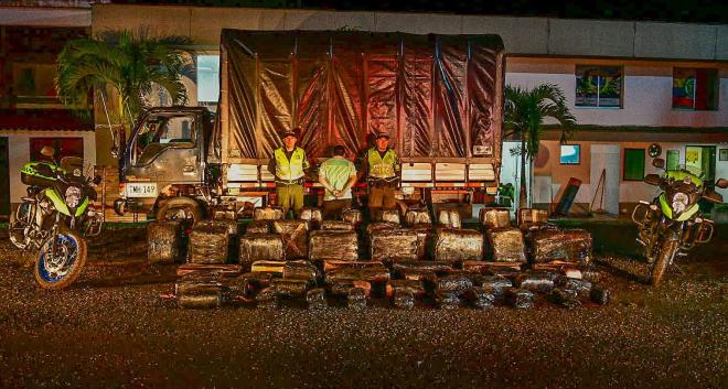En Risaralda, la Dirección de Tránsito y Transporte logró la captura de un hombre con estupefacientes
