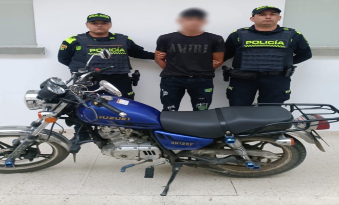 La moto fue hurtada en horas de la madrugada en EL Zulia