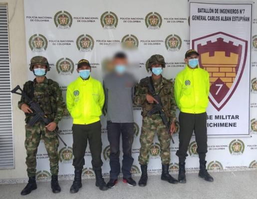 Capturado "Edison" presunto integrante del GAO-r