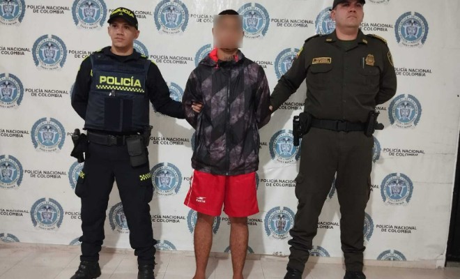 Sujeto capturado por violencia contra servidor público