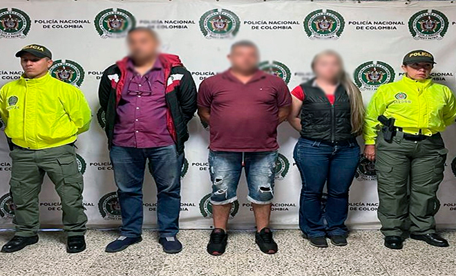 Captura de tres personas en la ciudad de Medellín y el municipio de San Gerónimo