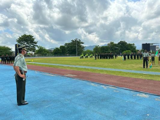 Transmisión de mando en el departamento de policía Urabá