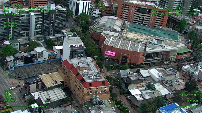 detalles de como transcurre el día de la madre en la capital por el Halcon de la Policía