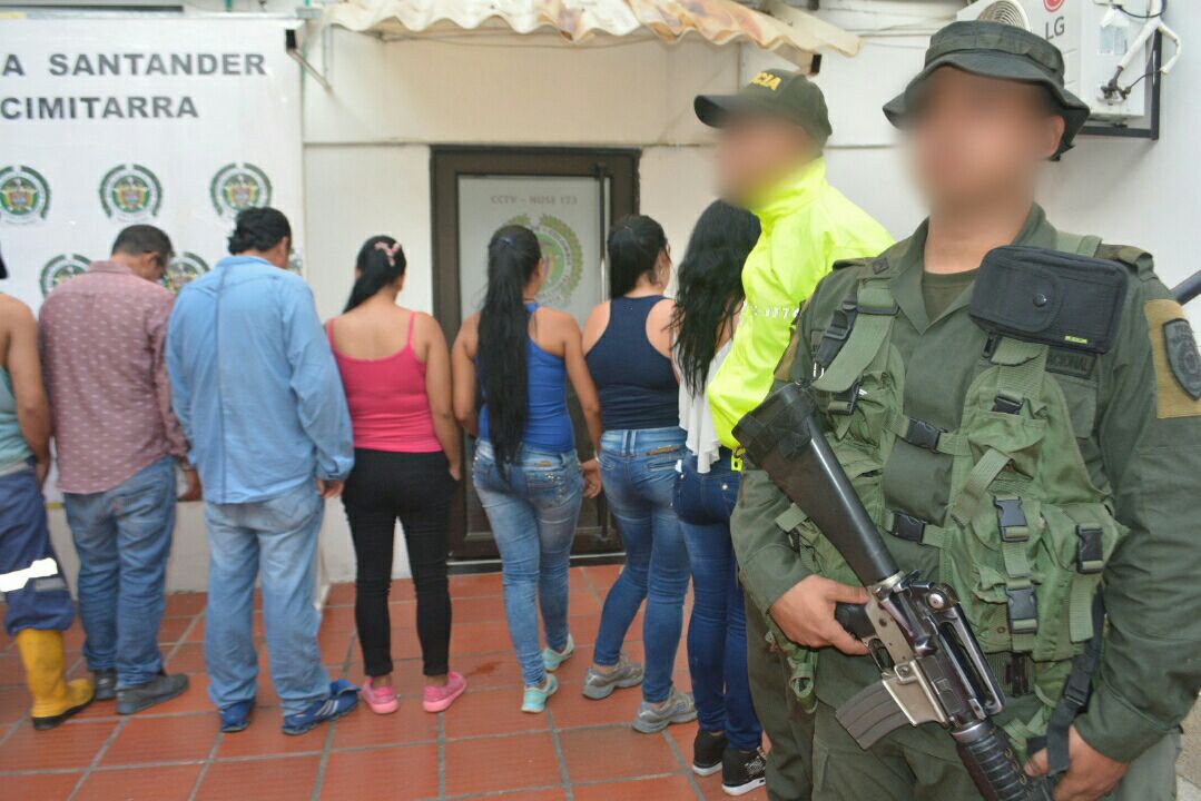 Desarticulación banda delincuencial Policía de Santander