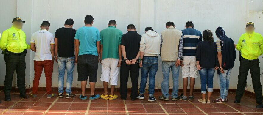 Desarticulación Banda los Primos Policía de Santander