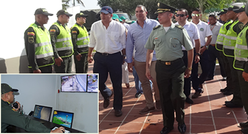 INAUGURAN EN BOLIVAR CUADRANTES CAMARAS