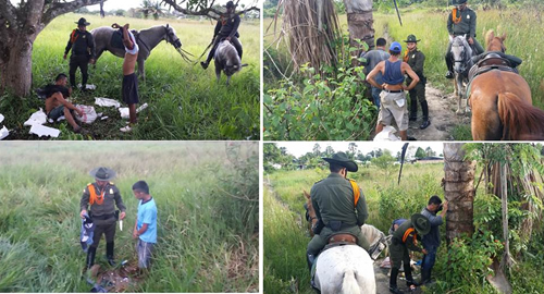 POLICIA NACIONAL cuadrantes carabineros