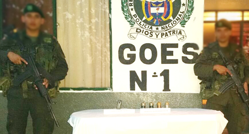 GOES GRANADAS POLICIA HALLA