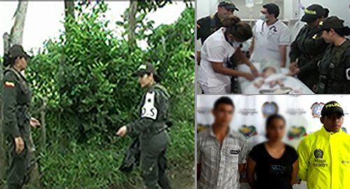 capturados abandono menor (4) POLICIA INFANCIA MONTERIA