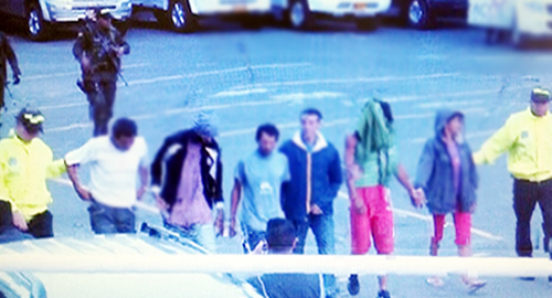 POLICIA NACIONAL BANDA  CALAMBRAS CALI