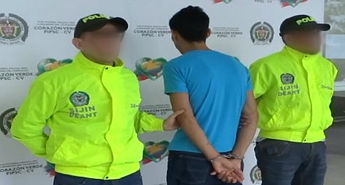 capturado arma blanca