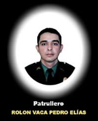 Fotograf&iacute;a del Se&ntilde;or Pt. Rolon Vaca Pedro El&iacute;as quien falleci&oacute; en cumplimiento de su deber.
