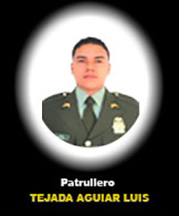 Fotograf&iacute;a del Se&ntilde;or Pt. Tejada Aguiar Luis Fernando quien falleci&oacute; en cumplimiento de su deber.