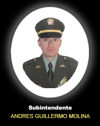 Fotograf&iacute;a del Se&ntilde;or Si. Andres Guillermo Molina quien falleci&oacute; en cumplimiento de su deber.