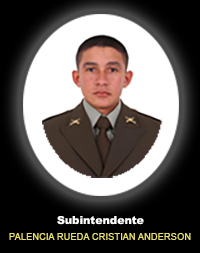 Fotograf&iacute;a del Se&ntilde;or Si. Palencia Rueda Cristian Anderson quien falleci&oacute; en cumplimiento de su deber.