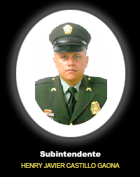 Subintendente HENRY JAVIER CASTILLO GAONA